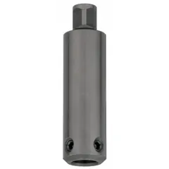 This drilling extension is designed for use with magnetic drills to increase reach when drilling in steel and other metals. It features a 3/4 in shank diameter and a 4 in cutting depth, enabling deeper hole drilling in applications such as structural steel fabrication and heavy equipment maintenance.