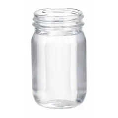 This 125 mL clear wide mouth round glass bottle from WHEATON features a colorless body and a 48-400 mm screw closure size. It is not graduated and is supplied without a closure or closure liner. Suitable for general laboratory storage, mixing, and sampling of liquids and powders.