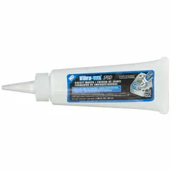 Single-component anaerobic sealant for rigid assemblies, cures in the absence of air to form a vibration-resistant seal. Blue formula in a 1.69 fl oz tube. Used to seal flanges and mating surfaces in pumps, gearboxes, and compressors to prevent leaks under pressure.