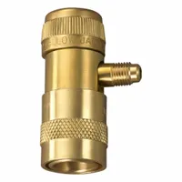 YELLOW JACKET Low Side Coupler: 4 in Lg, Input 1/4 in (MPN 45932)