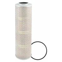 Cartridge-type hydraulic filter with cellulose media and a reinforced centertube. Inside diameter of 1 15/16 in. Compatible with hydraulic fluid. Used in hydraulic systems to remove contaminants from the fluid