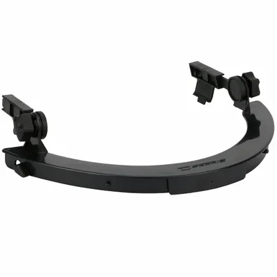 PIP Face Shield Bracket: Slotted Attachment Type, Plastic - PIP Hard Hat Adapters for Face Shields