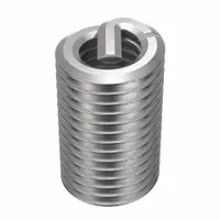 Free-running helical insert with tanged tang for internal thread reinforcement or repair. M3-0.50 thread size, 18-8 stainless steel, plain finish. Supplied in a 100-piece pack. Suitable for restoring stripped threads in metal components