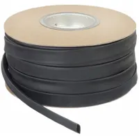TECHFLEX Heat Shrink Tubing: 0.12 in I.D. Before Shrinking, 0.06 in I.D. After Shrinking, 500 ft Lg (MPN H2N0.13BK)