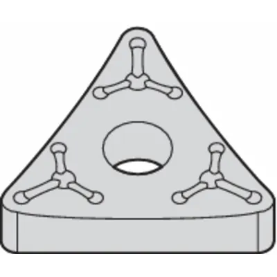 WIDIA Triangle Turning Insert: TNMM33265 - Triangle (T) Indexable Turning Inserts
