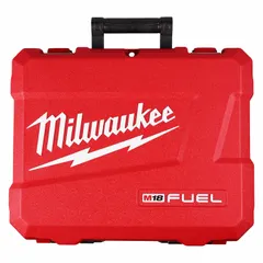 This carrying case stores and transports compatible impact wrenches. It protects the tool during job-site travel and storage, keeping the impact wrench organized and secure.
