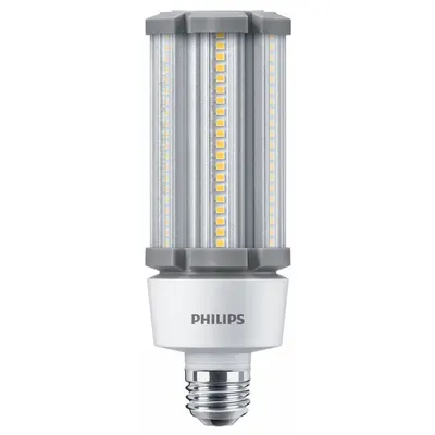PHILIPS Replacement LED Bulb: Corncob ED23-1/2, Medium Screw (E26), 27 W Watt, 3000K - Medium Screw Base (E26) High-Output Lamps