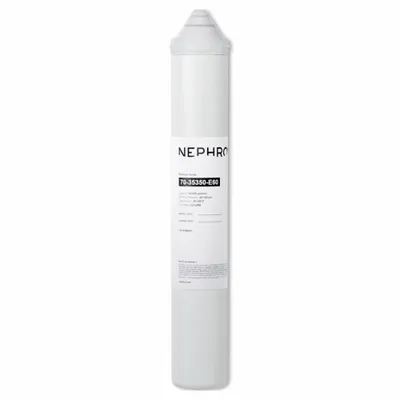 NEPHROS Quick-Connect Water Filter: 2 gpm, 17 in Overall Ht, 3 in Overall Dia - Quick-Connect Ice Machine & Refrigerator Water Filters