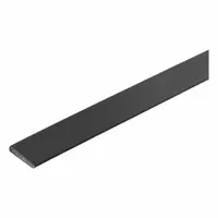 LORIENT Fire Seal: Flat, Self-Adhesive Mounting, Std, Flex PVC/Graphite, 21 in Overall Lg, Charcoal (MPN ES980C-21)