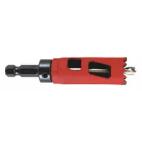 MORSE Hole Saw: 13/16 in Saw Dia., 5/6 Teeth per Inch, 1 7/8 in Max. Cutting Dp, 1/2"-20 Thread Size (MPN MHSA13C)