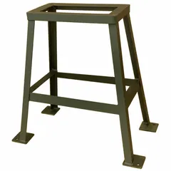 This pipe cutting stand provides a stable platform for supporting pipe cutters during cutting operations. It measures 27 inches in length, 17 inches in width, and 30 inches in height. Suitable for use in plumbing, HVAC, and mechanical contracting applications.