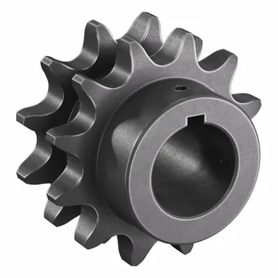 TRITAN Roller Chain Sprocket: 60-2, For 3/4 in Chain Pitch, 1 1/4 in Bore Dia - Size 60-2 Fixed-Bore Roller Chain Sprockets