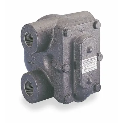 BELL & GOSSETT Steam Trap: Cast Iron, 1 1/4 in FNPT, 2,340 lb/hr, 15 psi Max., 406°F Max. - Cast Iron H-Pattern Float & Thermostatic Steam Traps