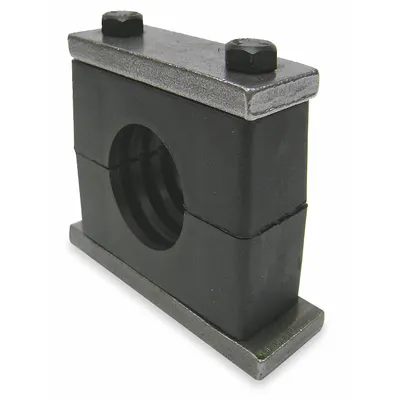 BEHRINGER PIPE SYSTEMS Vibration-Dampening Beta Clamp: Ribbed Bore, 304 Stainless Steel Clamp (MPN SHT6175-PP) - Vibration-Dampening Textured Core Beta Clamps