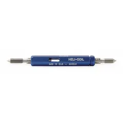 Metric thread gauge for verifying M6-1.00 external threads prior to helical insert installation. Compatible with coarse, right-hand threads. Used in industrial maintenance and repair to ensure proper thread fit and prevent insert damage.