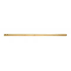 This 48-inch replacement handle is designed for post hole diggers, featuring a round eye that fits compatible digger heads. It is used in landscaping, fencing, and construction for manually digging holes for posts.
