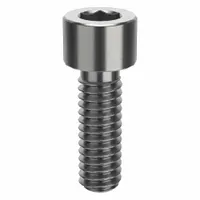 Socket Head Cap Screw: #8-32 Thread Size, 1/2 in Lg, Std, Plain, Stainless Steel, 316 H5 (MPN ZSS61608C08)