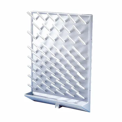 DYNALON Laboratory Drying Rack: 24 in Overall Ht, 17 in Overall Wd, 17 in Overall Lg - Wall-Mounted Drying Racks