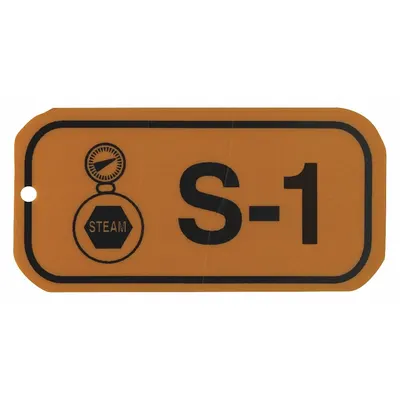 BRADY S-1 Polystyrene Lockout Tag, English, 25-Pack - Safety