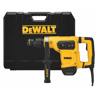 DEWALT Rotary Hammer: SDS-Max, L-Shape, 1 9/16 in Capacity, 4.5 ft-lb, 10.5 A - SDS-Max L-Shape Corded Rotary Hammers