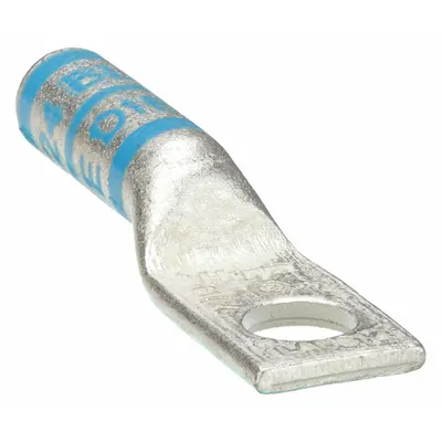 OEM Compression Lug: #10 Stud Size, 6 AWG – 6 AWG For Wire Sizes, Stranded Wire Type - One-Hole Compression Lugs