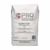 This cement-based, gray concrete resurfacer is supplied in a 50 lb bag and provides 150 sq ft of coverage. It is used to restore and level worn or spalled concrete surfaces such as driveways, patios, and walkways. The product contains no VOC