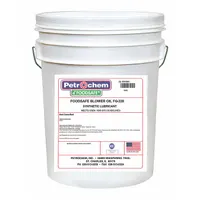 PETROCHEM Compressor Oil: 5 gal, Pail, 50 SAE Grade, 220 ISO Viscosity Grade, 158 Viscosity Index (MPN BLOWER OIL FG-220-005)
