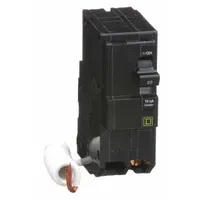 SQUARE D Miniature Circuit Breaker: 20 A, 120/240V AC, Single Phase, 10kA at 120V AC, 2 Poles (MPN QO220EPD)