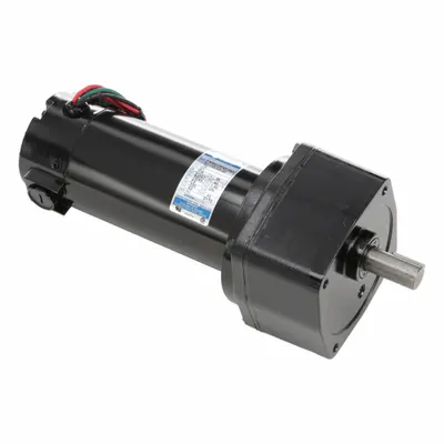 LEESON Parallel Shaft Gearmotors: Parallel, 12V DC, TENV, 62 RPM, 220 in-lb Max Torque - Parallel Shaft DC Gearmotors