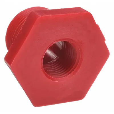 NIBCO Pipe Straight: Polyvinylidene, 1 in x 1/2 in Fitting Pipe Size, Schedule 80 - UV-Resistant Schedule 80 Pipe Fittings