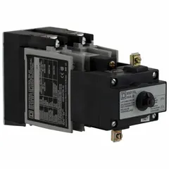 Surface-mounted NEMA control relay with 4 normally open contacts rated at 10 A and a 120V AC coil. Suitable for general-purpose switching in industrial control panels, motor control circuits, and automation systems.