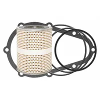 Cartridge hydraulic filter with cellulose media and a 2 13/16-inch inside diameter. Includes two attached end seals. Designed for use with hydraulic fluid in hydraulic systems