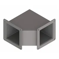 Wireway 90 Degree Elbow: 4 in Wd, 4 in Ht, 4 in, Non-Removable Cover, Steel (MPN F44WE90)