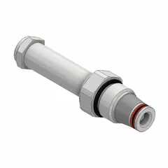 Screw-in, two-position, normally open, two-way solenoid cartridge valve with C10-2 cavity size. Constructed of steel with Nitrile seal. Used in hydraulic systems for on/off flow control in applications requiring default flow passage.