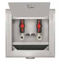 GUY GRAY Outlet Box: 1/2 in FPT, 1/4 in Turn, Center, 8.63 in Box Wd, 11.25 in Box Ht (MPN 82646)