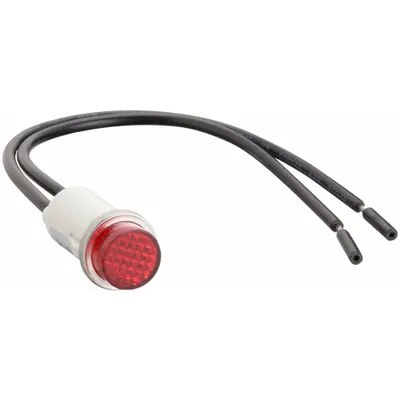 OEM Raised Panel Light: Red - Neon Indicator Pilot Lights