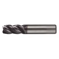CLEVELAND Corner Radius End Mill: Carbide, 4 Flute, 3/16" Mill Dia, 7/16" LOC, 0.01" Rad, 2" OAL (MPN C60010)