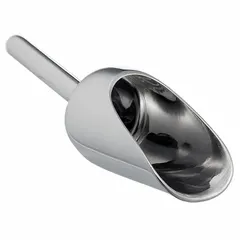 Stainless Steel Lab Scoop, 1 L Capacity, 34 cm Overall Length, Grade 316, GMP Compliant, F36738-1000