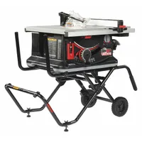 SAWSTOP Table Saw: 120 V AC Volt, 15 A Current, 9 3/4 in Left to 25 1/2 in Right, 0°to 45° (MPN JSS-120A60)