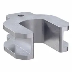 Aluminum protective cap designed for 16 mm open-end spanner fasteners. Features a 13 mm wrench size and is intended for use with spanner-type screws. Commonly applied in hygienic or exposed environments to cover fastener heads, prevent debris ingress, and reduce injury risk.