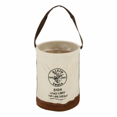 Tas Ember KLEIN TOOLS: 12 in L x 17 in T - Canvas Bucket Bags