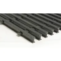 This fiberglass pultruded grating is designed for acid-resistant industrial structural applications. With a nominal size of 5 ft x 10 ft (WxL), it is suitable for use in environments requiring corrosion resistance, such as flooring, walkways, and platforms in chemical processing and wastewater treatment facilities