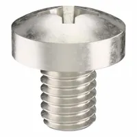 Pan head machine screw with M6x1.00 thread, 8 mm length, made from 316 stainless steel with a plain finish. Phillips drive with #3 drive size. Supplied in a 10-pack. Suitable for general fastening applications in machinery, equipment assembly, and structural connections