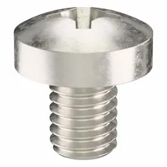 Pan head machine screw with M6x1.00 thread, 8 mm length, made from 316 stainless steel with a plain finish. Phillips drive with #3 drive size. Supplied in a 10-pack. Suitable for general fastening applications in machinery, equipment assembly, and structural connections.