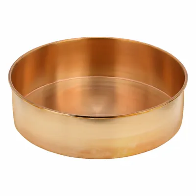 ADVANTECH Sieve Pan: 3 1/2 in Overall Dp, 12 in Overall Dia - Sieve Pans