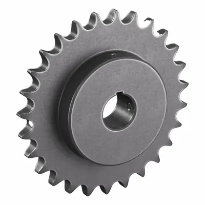 TRITAN Roller Chain Sprocket: 60, For 3/4 in Chain Pitch, 1 1/4 in Bore Dia, 27 Teeth - Size 60 Fixed-Bore Roller Chain Sprockets