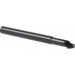 This indexable boring bar features positive rake geometry and right-hand cutting direction, designed for internal turning operations such as enlarging holes, achieving precise diameters, and finishing bores. It is suitable for general metalworking applications in machining.