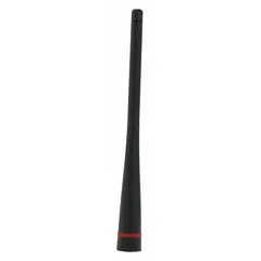 Whip antenna for ICOM F4400D and F7020 series radios. Operates in the HF band from 380 MHz to 430 MHz. Overall length 5 1/2 inches. Black finish. Suitable for professional two-way radio communication systems.