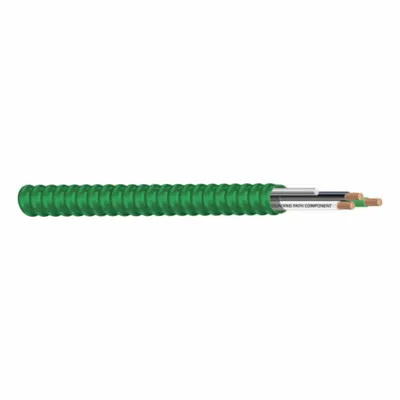SOUTHWIRE Metal Clad Cable: 12 AWG, 2 Conductors, Solid, 1,000 ft, 600 V Volt - Healthcare Metal-Clad Building Cables