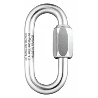 MAILLON RAPIDE Connecting Link: Quick Link, Stainless Steel, 1 3/8 in Overall Lg, 1/2 in Overall Wd (MPN N-035-SS)